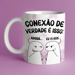 Caneca Amigas Conexão