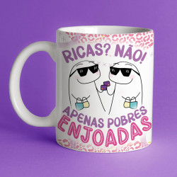 Caneca Amigas pobres enjoadas