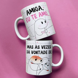 Caneca Amiga eu te amo