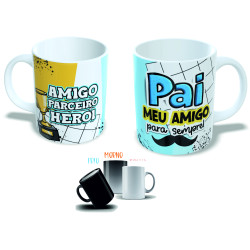 Caneca Mágica “Pai Meu Amigo Para Sempre” Caneca Mágica “Pai Meu Amigo Para Sempre”